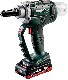 Akumulatorowa nitownica Metabo NP 18 LTX BL 5.0 + metaBOX + 2 akumulatory LiHD 18V/4.0Ah