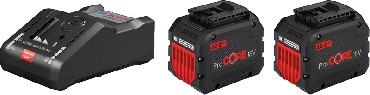 Zestaw startowy Bosch 2x GBA ProCORE 18V 12.0 Ah + GAL 18V-160 C