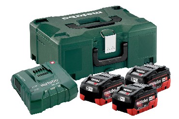 Akumulator Metabo 3 akumulatory LiHD 18V/8.0Ah + adowarka ASC Ultra + MetaLoc