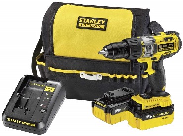 Akumulatorowa wiertarko-wkrtarka udarowa Stanley FatMax FMC625M2S - 2 akumulatory 18V/4.0Ah