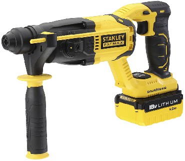Akumulatorowa moto-wiertarka Stanley FatMax FMCD900M1S BRUSHLESS - akumulator 18V/4.0Ah