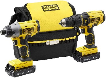 ZESTAW NARZDZIOWY 18 V Stanley FatMax FMCK465C2S - 2 akumulatory 18V/1.3Ah