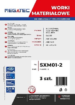 Worki do odkurzacza Starmix SXM01-2 Megatec