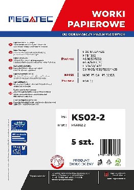 Worki do odkurzacza Starmix KS02-2 Megatec