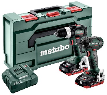 Zestaw Combo - klasa 18 V Metabo Combo 2.1.11 18 V BL 2x LiHD BS+SSD+MetaBOX