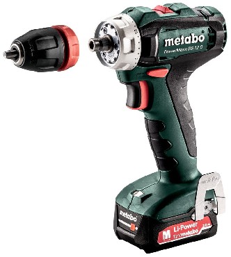 Akumulatorowa wiertarko-wkrtarka Metabo PowerMaxx BS 12 Q + 2 akumulatory Li-Ion 12V/2.0Ah