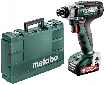 Akumulatorowa zakrtarka udarowa Metabo PowerMaxx SSD 12 + 2 akumulatory Li-Ion 12V/2.0Ah