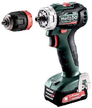 Akumulatorowa wiertarko-wkrtarka Metabo PowerMaxx BS 12 BL Q + 2 akumulatory Li-Ion 12V/2.0Ah