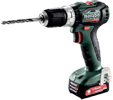 Akumulatorowa wiertarko-wkrtarka udarowa Metabo PowerMaxx SB 12 BL + 2 akumulatory Li-Ion 12V/2.0Ah