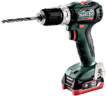 Akumulatorowa wiertarko-wkrtarka udarowa Metabo PowerMaxx SB 12 BL + 2 akumulatory LiHD 12V/4.0Ah