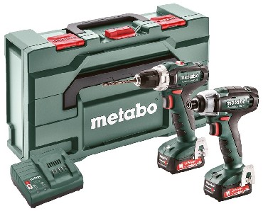 ZESTAW 12V Metabo Combo Set 2.7.1 12V - 2 akumulatory Li-Power 12V/2.0Ah + metaBOX