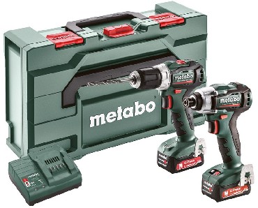 ZESTAW 12V Metabo Combo Set 2.7.3 12V BL - 2 akumulatory Li-Power 12V/2.0Ah + metaBOX
