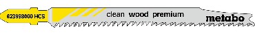 Brzeszczot Metabo Clean wood premium HCS 93x2.2 - 5 sztuk
