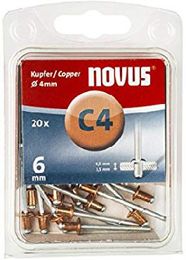Nity Novus Nity miedziane C4/6 - 20 sztuk