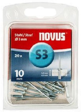 Nity Novus Nity stalowe S3/10 - 20 sztuk