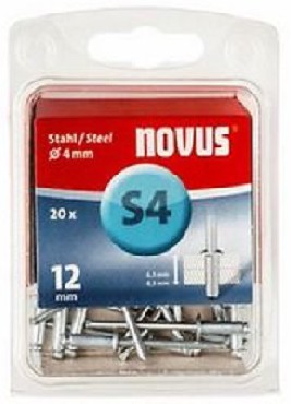 Nity Novus Nity stalowe S4/12 - 20 sztuk