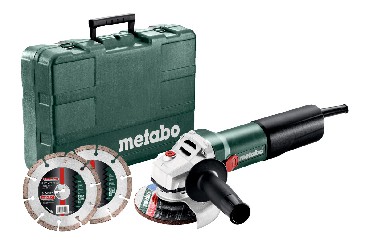 Szlifierka ktowa Metabo WQ 1100-125 w walizce + 2 tarcze diamentowe 125 mm