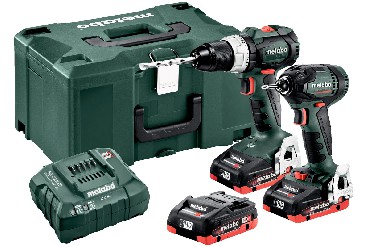 Zestaw Combo - klasa 18 V Metabo Combo 2.1.12 18 V BL 3x LiHD SB+SSD+MetaLoc