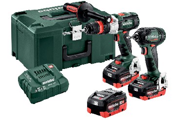 Zestaw Combo - klasa 18 V Metabo Combo 2.1.14 18 V BL 3x LiHD SB+SSD+MetaLoc