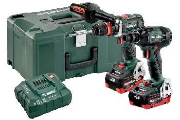 Zestaw Combo - klasa 18 V Metabo Combo 2.1.17 18 V BL 2x LiHD BS+SSW+MetaLoc