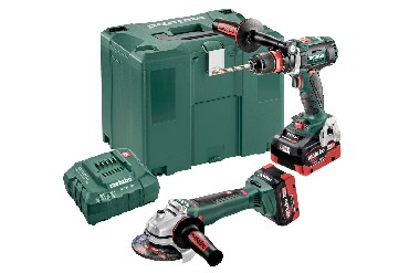 Zestaw Combo - klasa 18 V Metabo Combo  2.4.5 18 V BL 2x LiHD BS+WB+MetaLoc