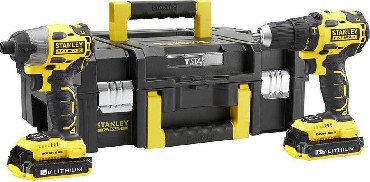 ZESTAW NARZDZIOWY 18 V Stanley FatMax FMCK463D2T - 2 akumulatory 18V/2.0Ah