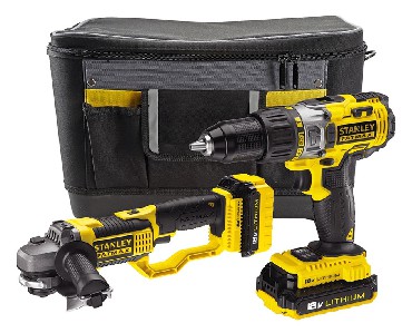 ZESTAW NARZDZIOWY 18 V Stanley FatMax FMCK464D2 - 2 akumulatory 18V/2.0Ah