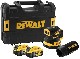 Akumulatorowa szlifierka mimorodowa DeWalt DCW210P2 BRUSHLESS - 2 akumulatory 18V/5.0Ah