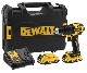 Akumulatorowa wiertarko-wkrtarka udarowa DeWalt DCD709S2T BRUSHLESS - 2 akumulatory 18V/1.5Ah