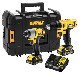 ZESTAW 18V DeWalt DCK2062D2T BRUSHLESS - 2 akumulatory 18V/2.0Ah