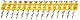 Gwodzie DeWalt Gwodzie standard STD galwanizowane 2.6x30 mm - 1005 sztuk