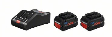 Zestaw startowy Bosch 2x GBA ProCORE 18V 8.0 Ah + GAL 18V-160C