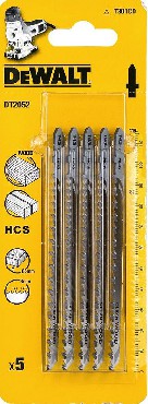 Brzeszczot DeWalt Do drewna 116x87mm 3.0 HCS T - 5 szt.