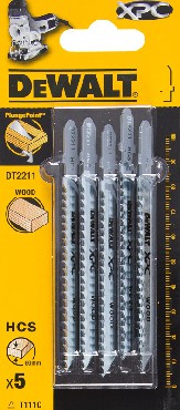 Brzeszczot DeWalt Do drewna XPC 100x75/60mm 3.1 HCS T - 5 szt.