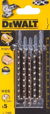 Brzeszczot DeWalt Do drewna XPC 100x75/60mm 4.2 HCS T - 5 szt.