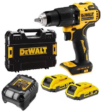 Akumulatorowa wiertarko-wkrtarka DeWalt DCD708D2T BRUSHLESS - 2 akumulatory 18V/2.0Ah