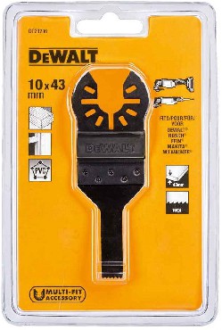 Osprzt do narzdzia wielofunkcyjnego DeWalt Brzeszczot 10x43 mm - Drewno/G-K/PVC