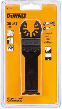 Osprzt do narzdzia wielofunkcyjnego DeWalt Brzeszczot 30x67 mm - Drewno/G-K/PVC