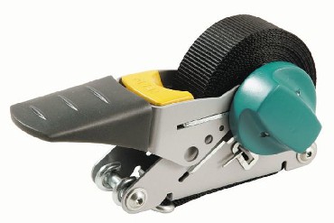 cisk tamowy Wolfcraft Zacisk tamowy 4m/100kg z mechanizmem zapadkowym i zwijania