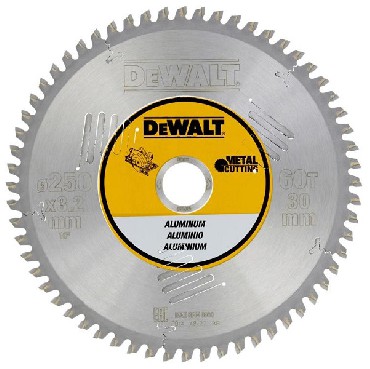 Pia tarczowa DeWalt Tarcza do aluminium 250x30mm 60T