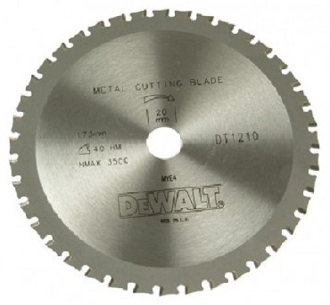 Tarcza tnca DeWalt Tarcza do metalu 173x20mm 40T