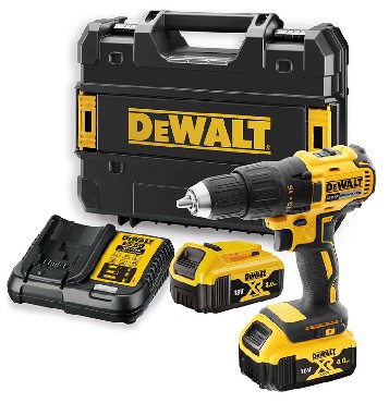 Akumulatorowa wiertarko-wkrtarka DeWalt DCD777M2T BRUSHLESS - 2 akumulatory 18V/4.0Ah