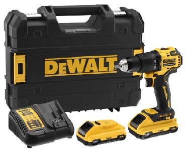 Akumulatorowa wiertarko-wkrtarka udarowa DeWalt DCD709L2T BRUSHLESS - 2 akumulatory 18V/3.0Ah