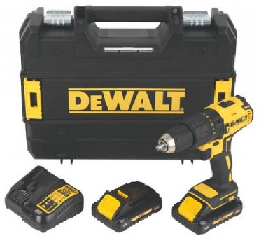 Akumulatorowa wiertarko-wkrtarka udarowa DeWalt DCD778L2T BRUSHLESS - 2 akumulatory 18V/3.0Ah