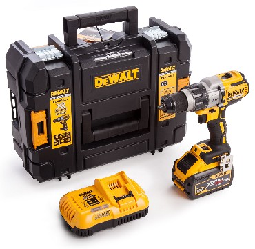 Akumulatorowa wiertarko-wkrtarka udarowa DeWalt DCD996X1 BRUSHLESS XRP - 1 akumulator FLEXVOLT 18-54V/9.0-3.0Ah
