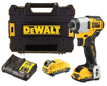 Akumulatorowa zakrtarka udarowa DeWalt DCF801D2 BRUSHLESS - 2 akumulatory 12V/2.0Ah