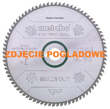 Pia tarczowa Metabo HW/CT 315x30 96 ZP/ZT 5 ujemny