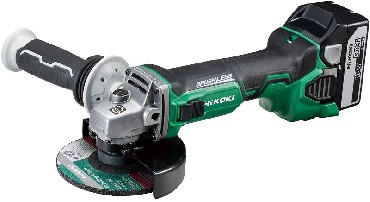 Akumulatorowa szlifierka ktowa HiKOKI (dawniej Hitachi) G18DBBVL WQZ BRUSHLESS - 2 akumulatory 18V/5.0Ah + walizka HSC