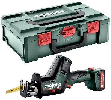 Akumulatorowa pia szablasta Metabo PowerMaxx SSE 12 BL - 2 akumulatory Li-Power 12V/2.0Ah + metaBOX