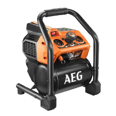 Akumulatorowy kompresor AEG BK18-38BL-0 - BRUSHLESS